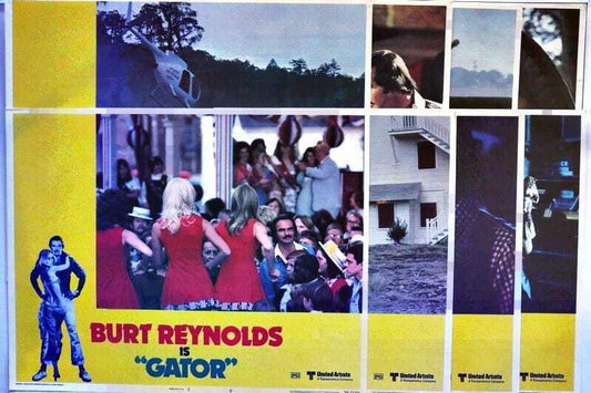 ORIGINAL LOBBY CARDS - GATOR - 1976 - set of 8