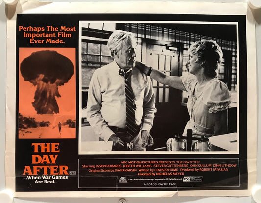 ORIGINAL LOBBY PHOTO SHEET - THE DAY AFTER - 1983 - 5 single images