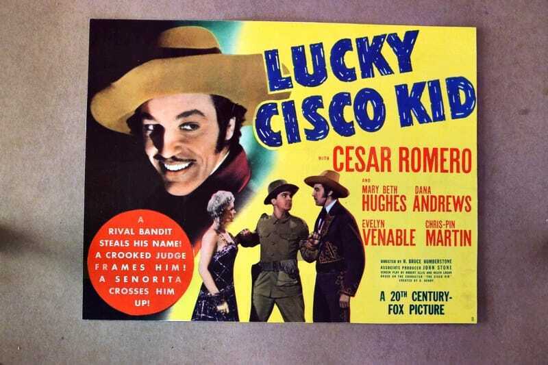 ORIGINAL LOBBY CARD - LUCKY CISCO KID - 1940 - title card
