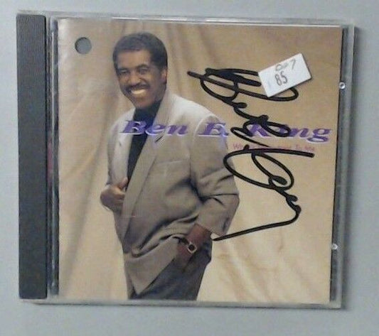 MUSIC CD IN CASE (COVER SIGNED) - BEN E. KING - WHAT'S IMPORTANT TO ME (#2)