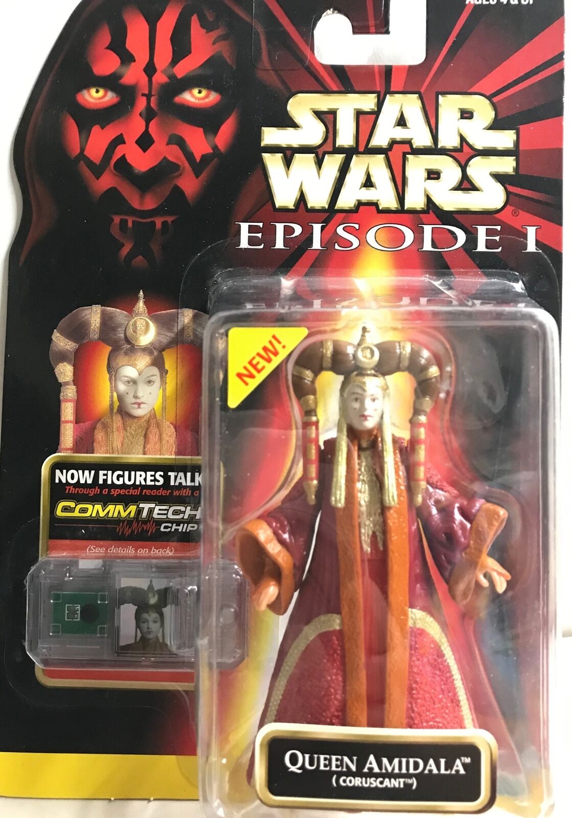 STAR WARS - HASBRO - EPISODE 1 - QUEEN AMIDALA (a) - with CommTech Chip