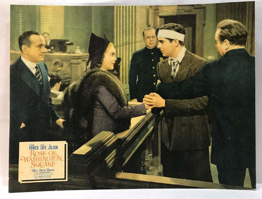 ORIGINAL LOBBY CARD - ROSE OF WASHINGTON SQUARE (e) - 1939 - title card