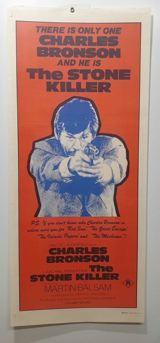 ORIGINAL DAYBILL MOVIE POSTER - STONE KILLER