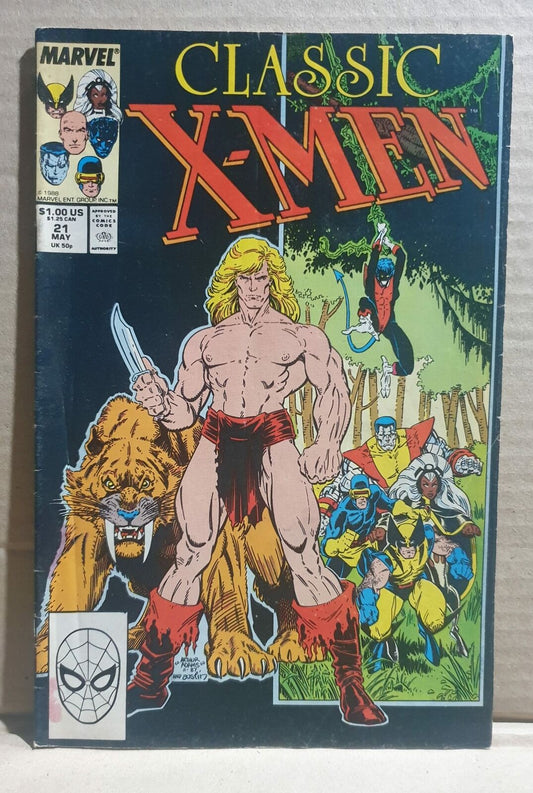 COMIC BOOK - MARVEL CLASSIC X-MEN #21