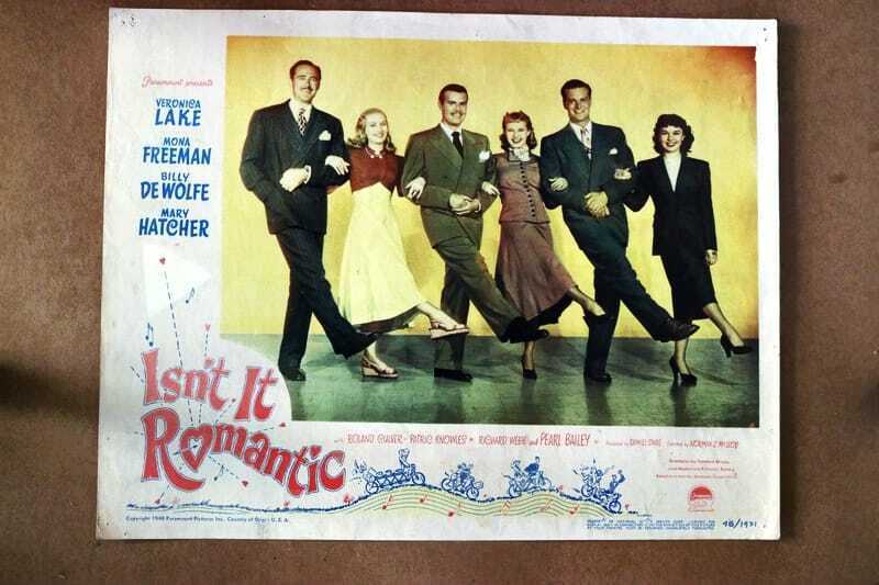 ORIGINAL LOBBY CARD - ISN'T IT ROMANTIC (a) - 1948 - title card