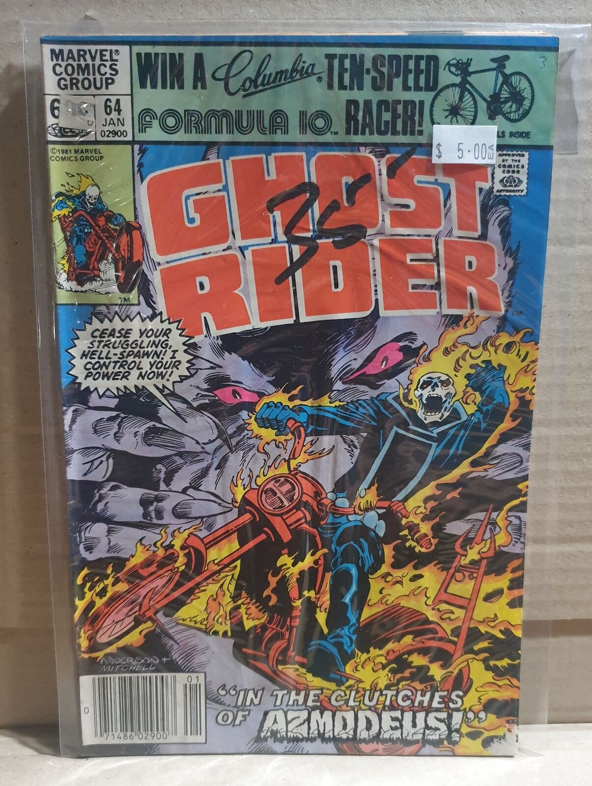 COMIC BOOK - MARVEL GHOST RIDER #64