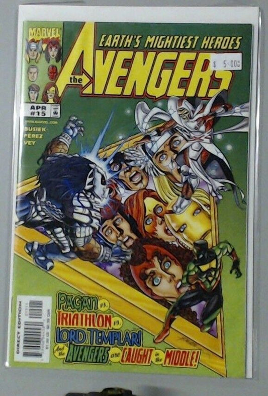 COMIC BOOK -- IRON MAN HULK CAPTAIN AMERICA THE AVENGERS MARVEL #15