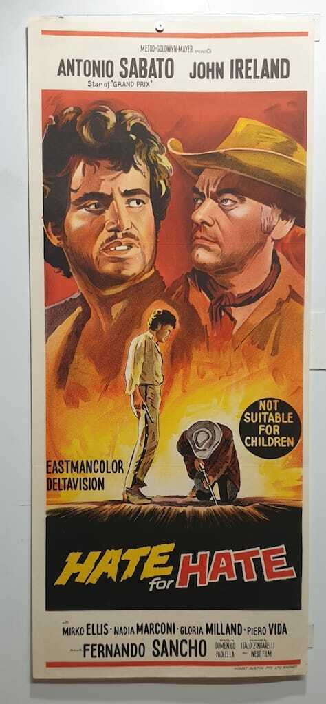 ORIGINAL DAYBILL MOVIE POSTER - HATE FOR HATE