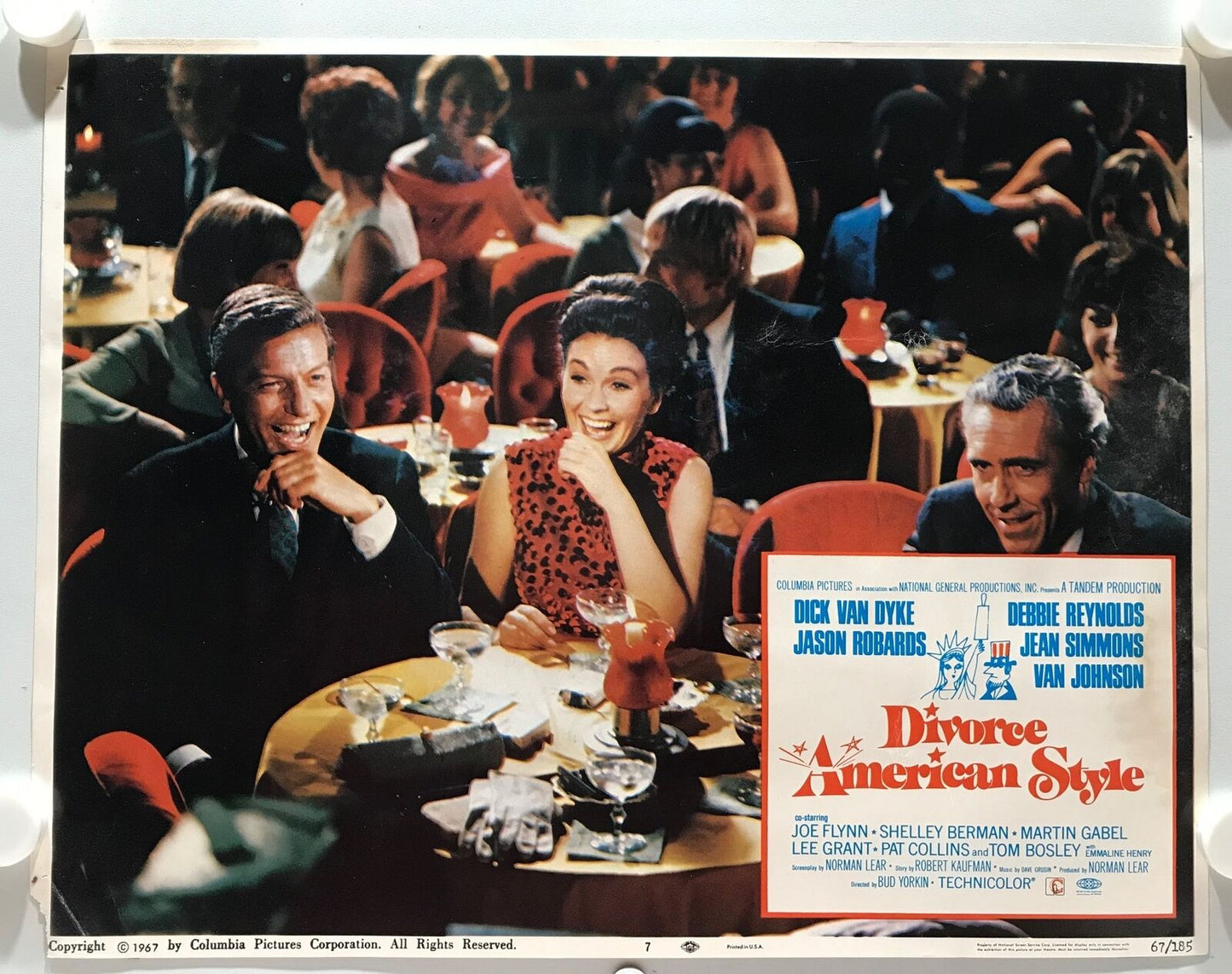 ORIGINAL LOBBY CARDS - DIVORCE AMERICAN STYLE (b) - 1967 - set of 8