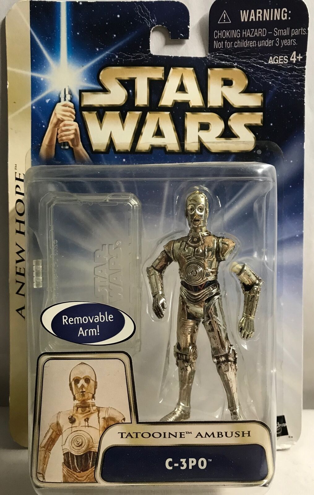 STAR WARS - HASBRO - A NEW HOPE - C-3PO - Tatooine Ambush - Figurine with rem...