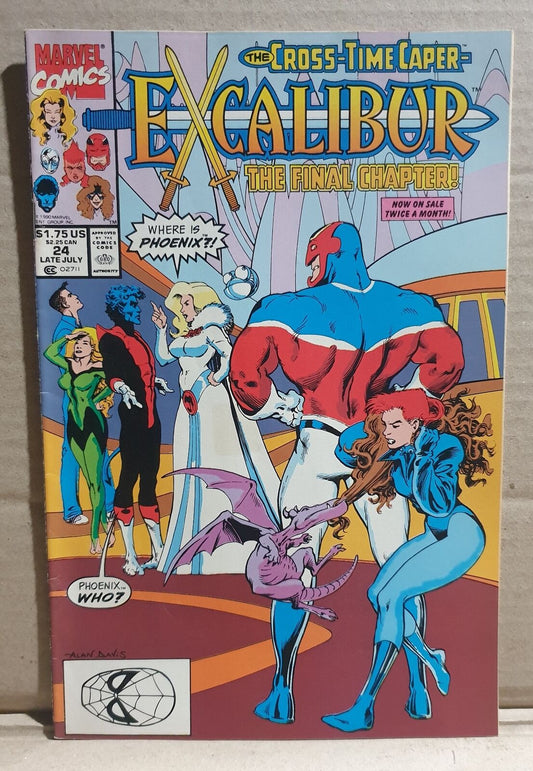 COMIC BOOK -  MARVEL EXCALIBUR #24