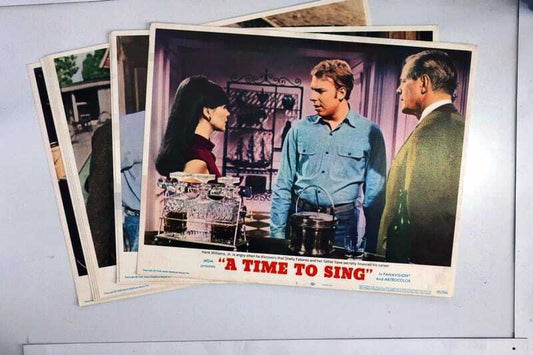 ORIGINAL LOBBY CARDS - A TIME TO SING - 1968 - set of 8