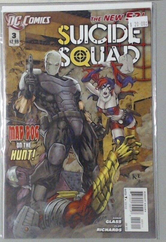 COMIC BOOK - SUICIDE SQUAD DC #3 HARLEY QUINN NEW 52 MAD DOG
