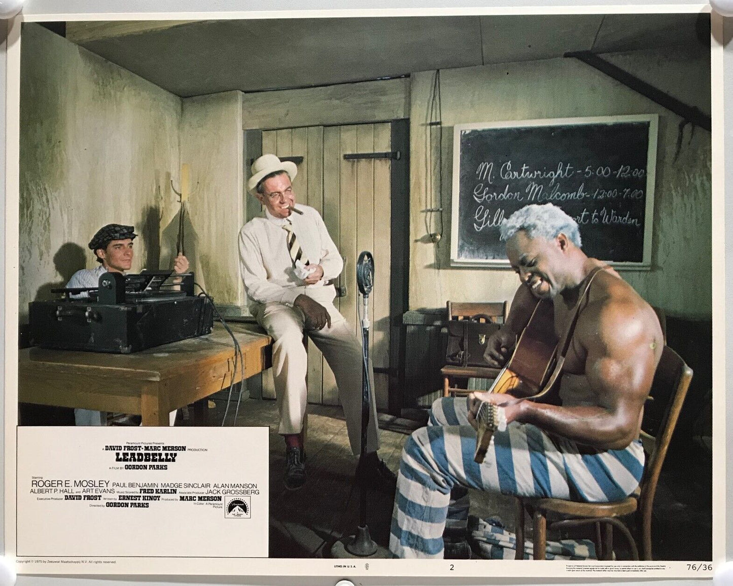 ORIGINAL LOBBY CARDS - LEADBELLY - 1976 - set of 8