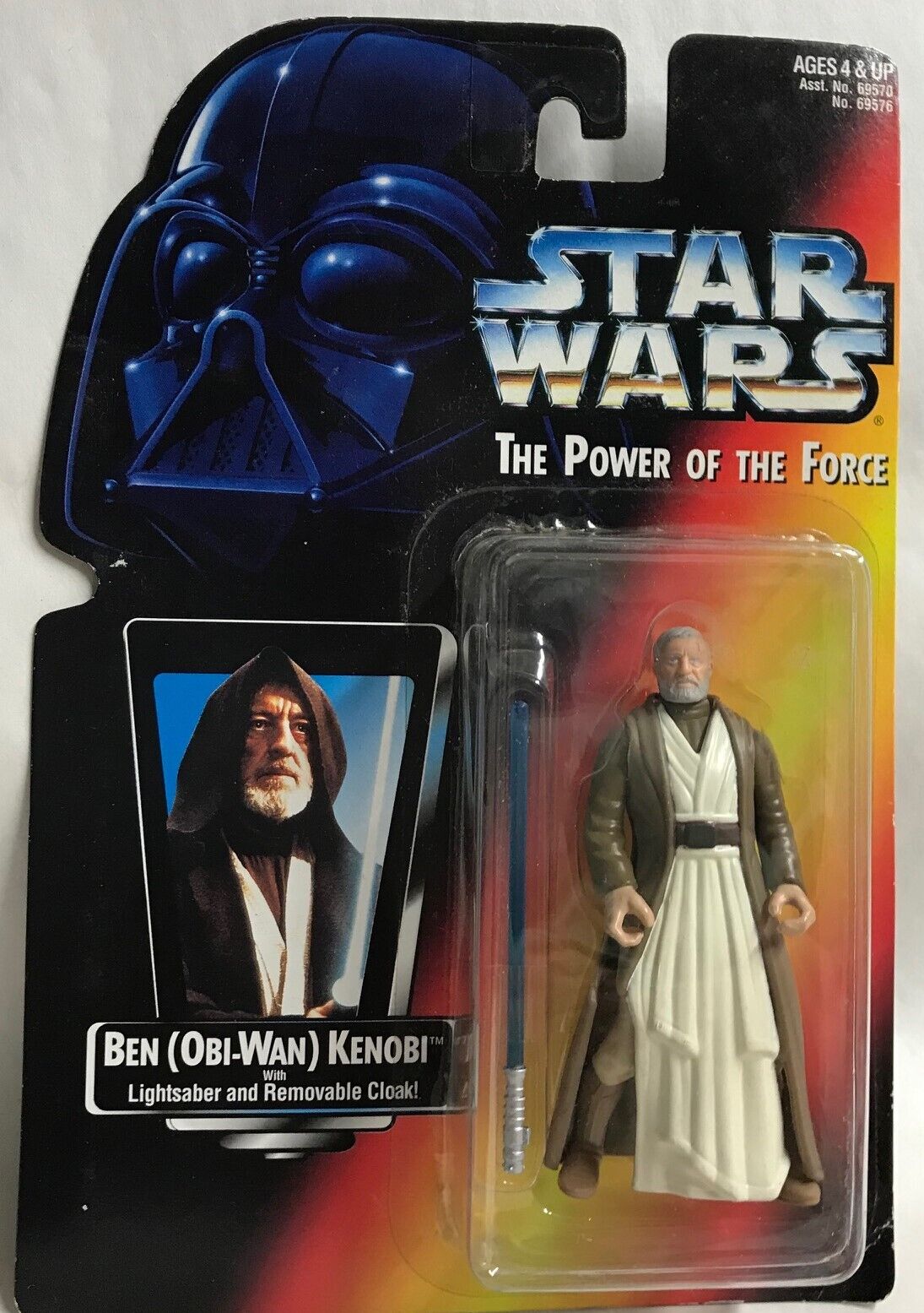 STAR WARS - KENNER - POTF - BEN (OBI-WAN) KENOBI - with Lightsaber and Removable