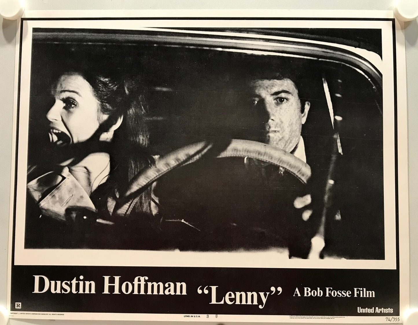 ORIGINAL LOBBY CARDS - LENNY - 1974 - set of 8