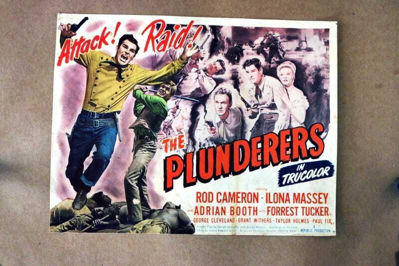 ORIGINAL LOBBY CARD - THE PLUNDERERS - 1948 - title card