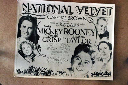 ORIGINAL LOBBY CARD - NATIONAL VELVET - 1945 - title card