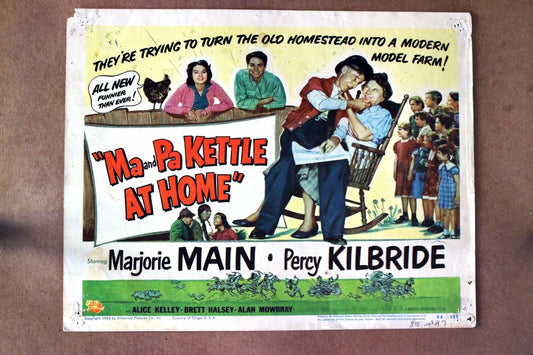 ORIGINAL LOBBY CARD - MA AND PA KETTLE AT HOME (b) - 1954 - title card