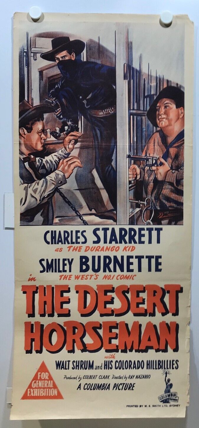 ORIGINAL DAYBILL MOVIE POSTER - THE DESERT HORSEMAN - 1946