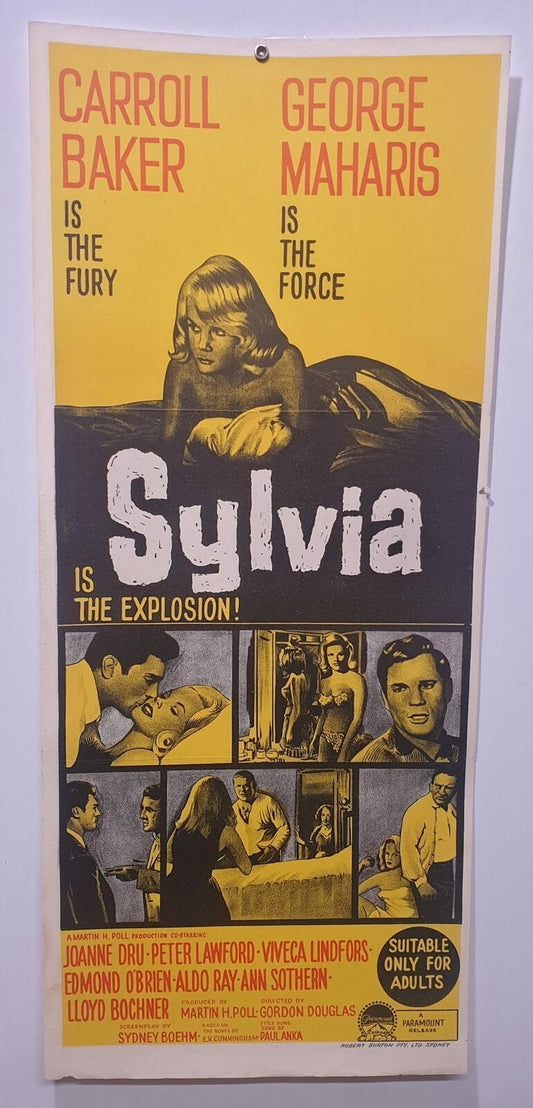 ORIGINAL DAYBILL MOVIE POSTER - SYLVIA