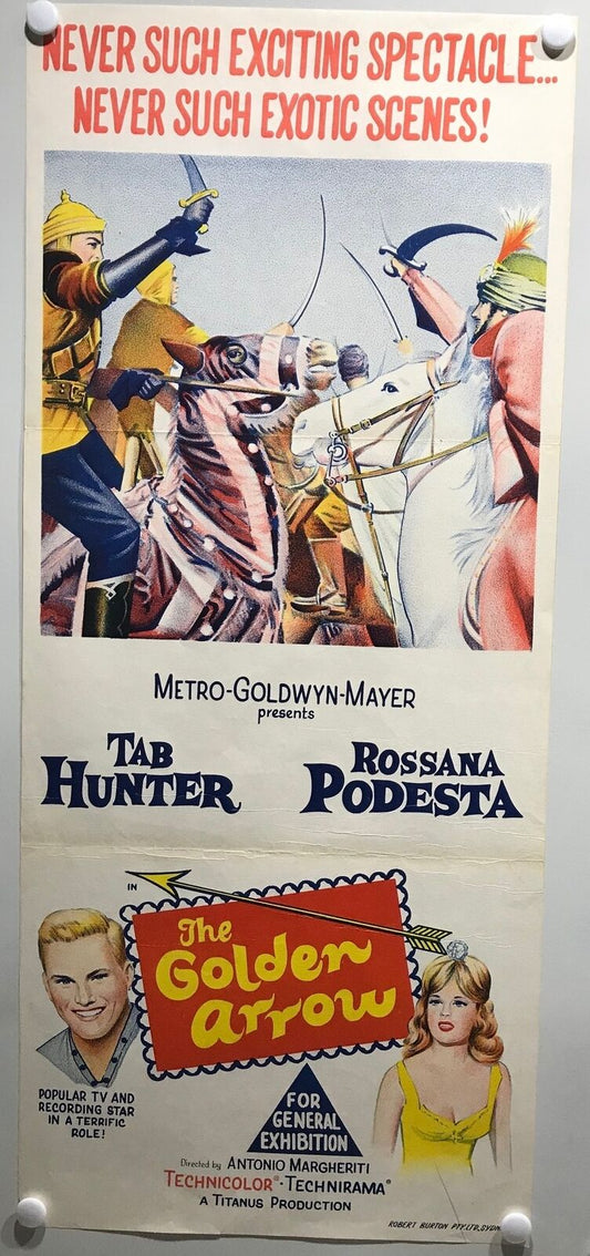 ORIGINAL DAYBILL MOVIE POSTER - THE GOLDEN ARROW  - 1936