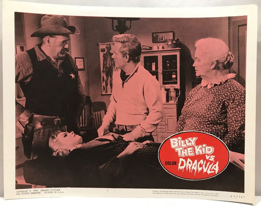 ORIGINAL LOBBY CARD - BILLY THE KID VS DRACULA - 1965 - card #5