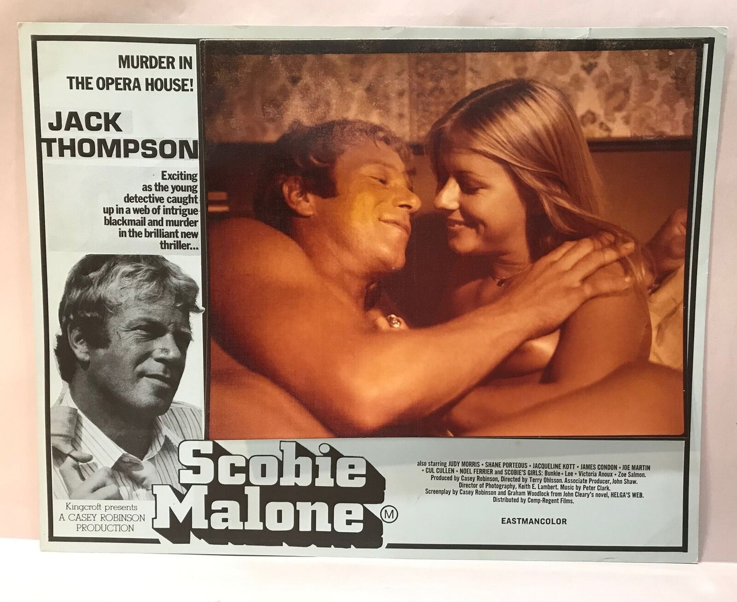 ORIGINAL LOBBY CARD - SCOBIE MALONE (c) - 1975 -  Australia