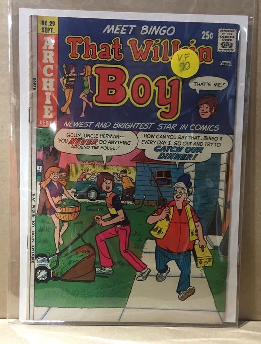 COMIC BOOK - THAT WALKIN BOY NO.29 ARCHIE BINGO