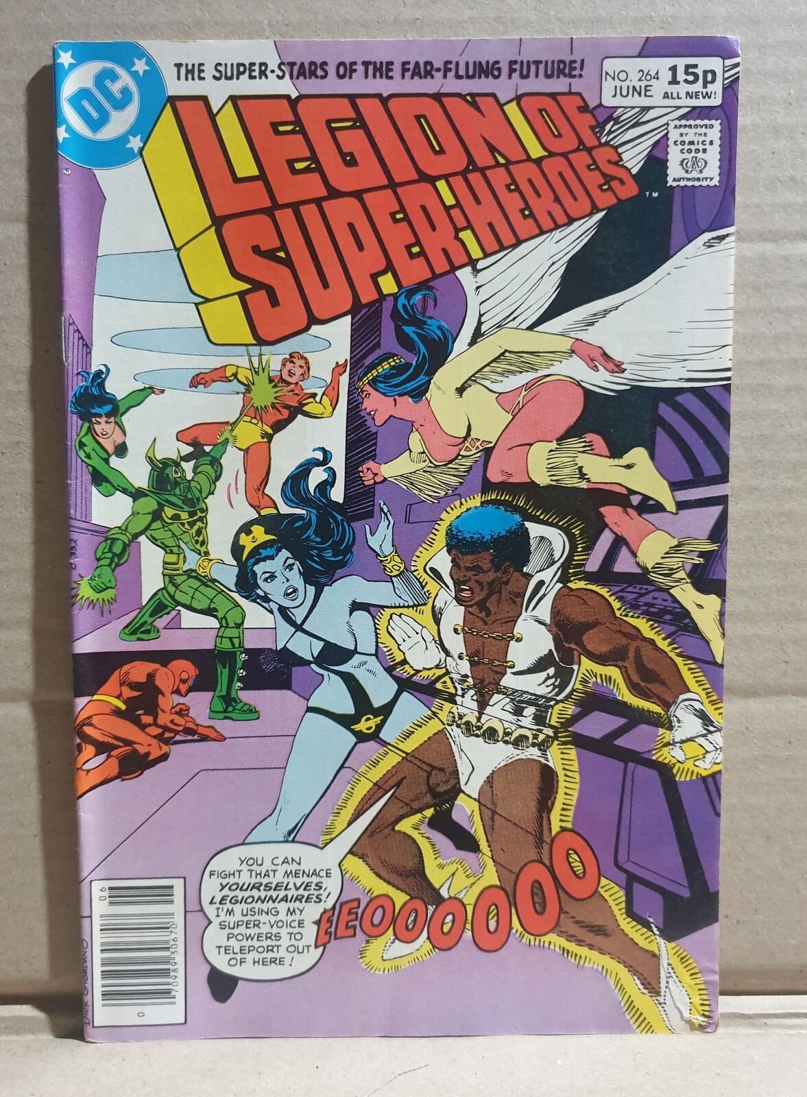 COMIC BOOK ~  DC LEGION OF SUPER HEROES #264