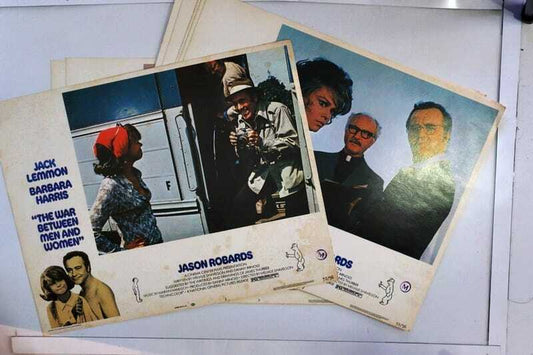 ORIGINAL LOBBY CARDS - THE WAR BETWEEN MEN AND WOMEN - 1972 - set of 8