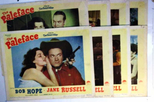 ORIGINAL LOBBY CARDS - THE PALEFACE - 1948 - set of 8