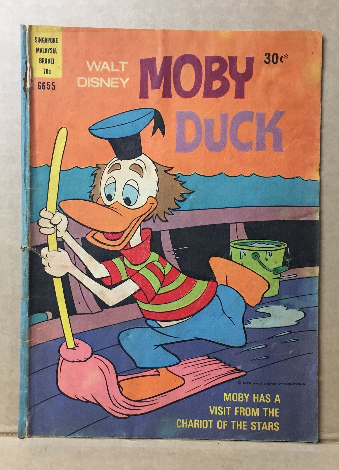 COMIC BOOK - WALT DISNEY'S MOBY DUCK G655