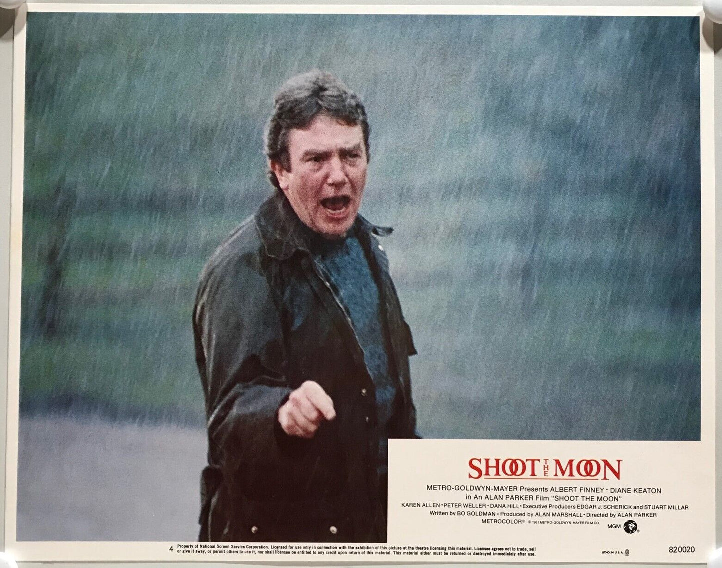 ORIGINAL LOBBY CARDS - SHOOT THE MOON - 1982 - set of 8