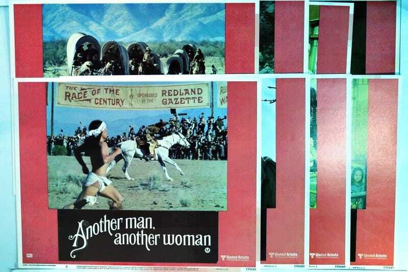 ORIGINAL LOBBY CARDS - ANOTHER MAN, ANOTHER WOMAN - 1977 - set of 8