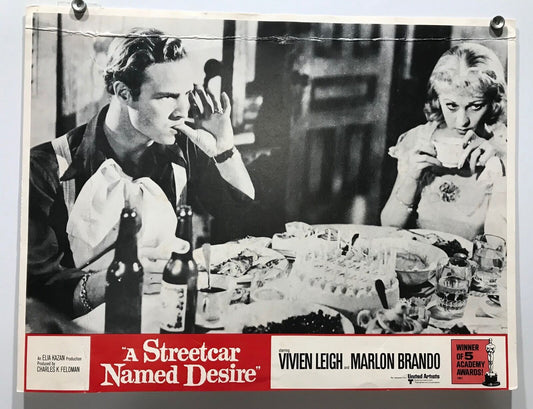 ORIGINAL LOBBY CARD - STREETCAR NAMED DESIRE (e) - R1958 - key card