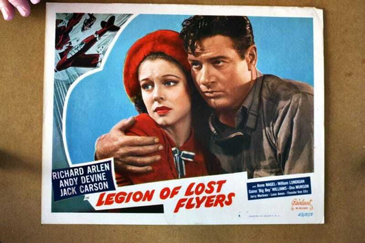 ORIGINAL LOBBY CARD - LEGION OF LOST FLYERS - 1949 - key #4 card