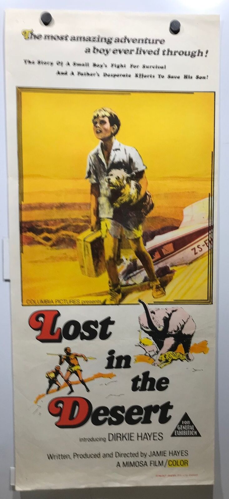 ORIGINAL DAYBILL MOVIE POSTER - LOST IN THE DESERT