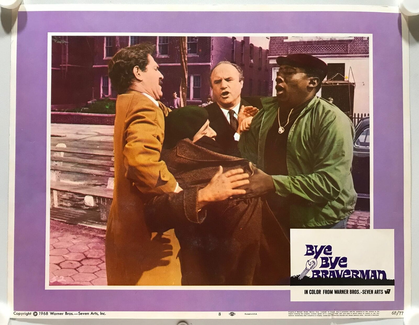 ORIGINAL LOBBY CARDS - BYE BYE BRAVERMAN - 1968 - set of 8