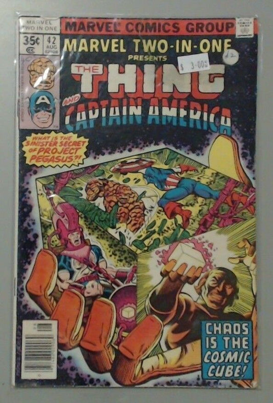 COMIC BOOK MAGAZINE - MARVEL TWO IN ONE THE THING AND THOR 42