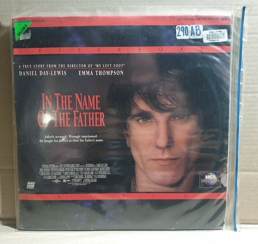 LASERDISC MOVIE - IN THE NAME OF THE FATHER - Daniel Day-Lewis, Emma Thompson