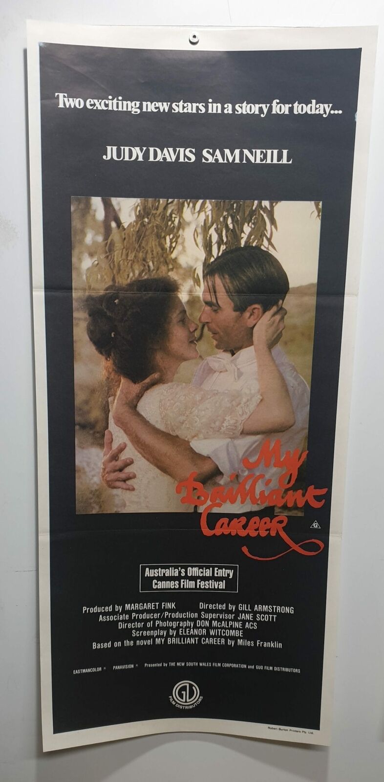 ORIGINAL DAYBILL MOVIE POSTER - MY BRILLIANT CAREER (a) 1979 - AUSTRALIAN