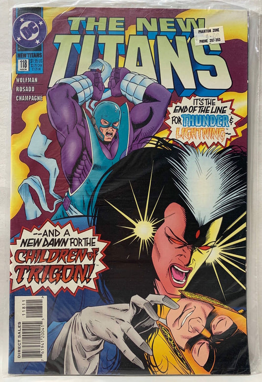 COMIC BOOK - THE NEW TEEN TITANS #118