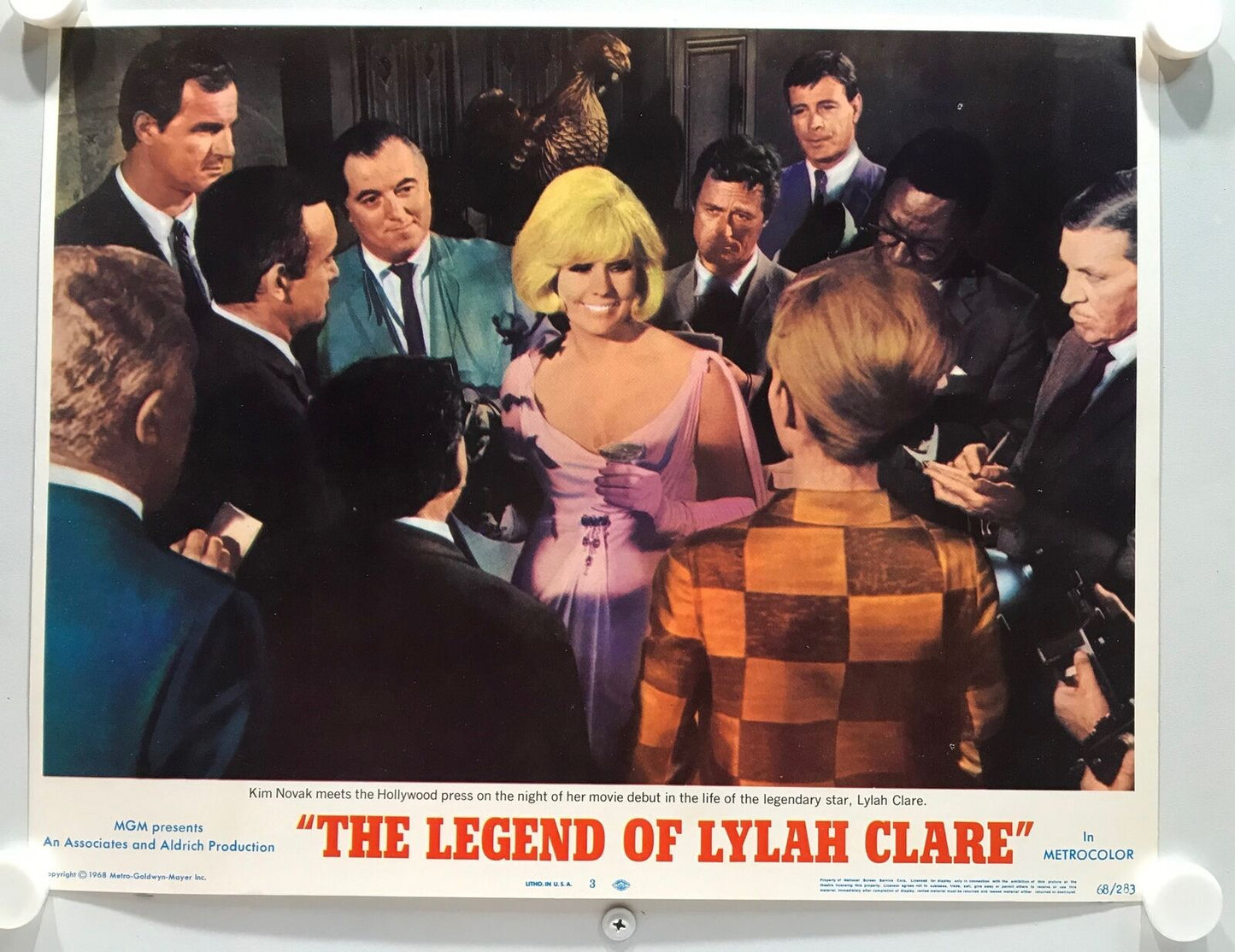 ORIGINAL LOBBY CARDS - THE LEGEND OF LYLAH CLARE - 1968 - set of 8