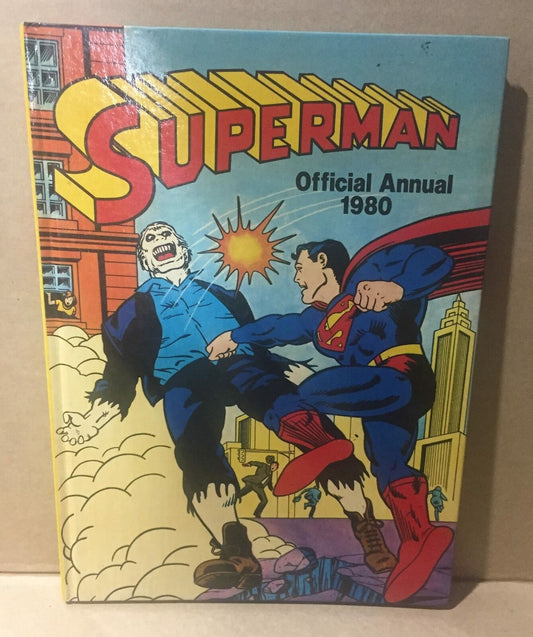 HARD COVER BOOK - SUPERMAN OFFICAIAL ANNUAL 1980