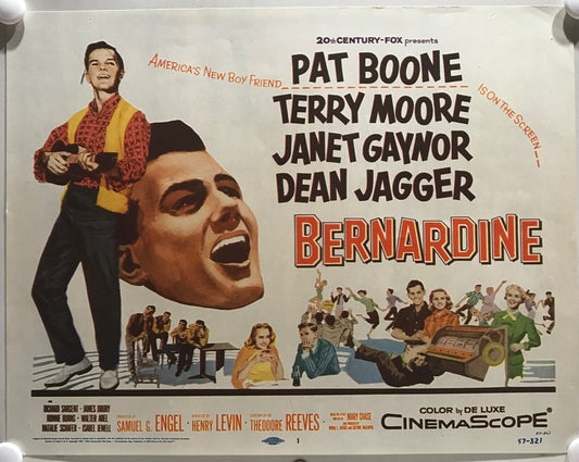 ORIGINAL LOBBY CARD - BERNARDINE (a) - 1957 - title card