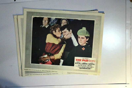 ORIGINAL LOBBY CARDS - THE PAD (and how to use it) - 1966 - set of 8 -  Brian...