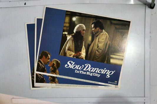 ORIGINAL LOBBY CARDS - SLOW DANCING IN THE BIG CITY - 1978 - set of 8