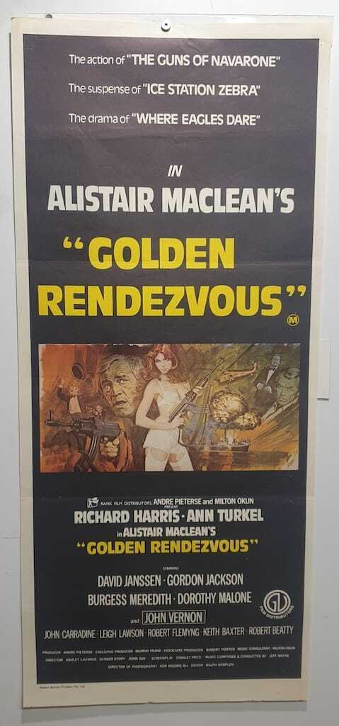 ORIGINAL DAYBILL MOVIE POSTER - GOLDEN RENDEZVOUS