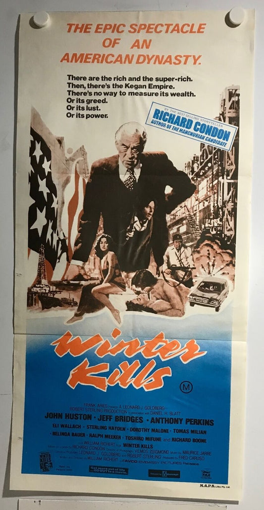 ORIGINAL DAYBILL MOVIE POSTER - WINTER KILLS